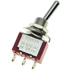 SALECOM 5pcs SPDT 2 Way ON ON Guitar Mini Toggle Switch UL Car/Boat Switches