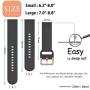 EverAct Compatible Bands for Samsung Galaxy Watch Active / Active 2 & Galaxy Watch 3 40mm / 41MM / 42mm / 44mm, Gear S2 Classic / Gear Sports (20MM)(12pack Small) Gold Buckle EverAct Compatible Bands for Samsung Galaxy Watch Active / Active 2 & Galaxy Watch 3 40mm / 41MM / 42mm / 44mm, Gear S2 Classic / Gear Sports (20MM)(12pack Small) Gold Buckle