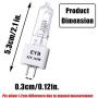 Wadoy EYB 82V 360W Projector Bulb RSE-57 Replacement for Apollo 15000 15002 15009 A1004 A1005 AL1004 AL1005 Overhead Projector Bi-Pin Based Stage & T3.5 Bulb - 2 Pack