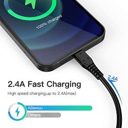 iPhone Charger Cable 3FT 5Pack,Lightning Cable 3 Foot Cord Sync USB Fast Charging Cord Compatible with iPhone 11/11 Pro/Pro Max/SE/X/XS Max/XR/8/8 Plus/7/7 Plus/iPad(Black)