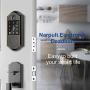 Narpult Smart Door Lock, Fingerprint Electronic Deadbolt Door Lock, Keyless Entry Door Lock Featuring Auto-Locking, Smart Door Lock, Compatible with Alexa, Google Assistant - Bronze