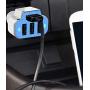 Aduro 4 Port Car Charger USB Adapter, 12V Fast Car Charger USB Adapter Power Station 5.2A/26W Output (Blue)