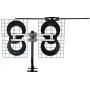 Antennas Direct Clearstream 4V TV Antenna, 70+ Mile Range, UHF/Vhf, Multi-Directional, Indoor, Attic, Outdoor, Mast W/Pivoting Base/Hardware/Adjustable Clamp/Sealing Pads, 4K Ready, Black – C4-V-CJM