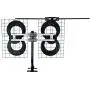 Antennas Direct Clearstream 4V TV Antenna, 70+ Mile Range, UHF/Vhf, Multi-Directional, Indoor, Attic, Outdoor, Mast W/Pivoting Base/Hardware/Adjustable Clamp/Sealing Pads, 4K Ready, Black – C4-V-CJM