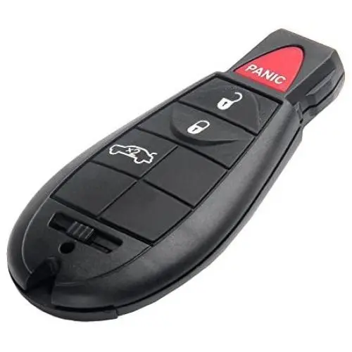 SCITOO 1X Keyless Entry Remote Uncut Key Fob 4 Buttons fit for Grand Cherokee 300 Challenger Charger Magnum IYZ-C01C M3N5WY783X
