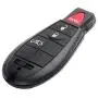 SCITOO 1X Keyless Entry Remote Uncut Key Fob 4 Buttons fit for Grand Cherokee 300 Challenger Charger Magnum IYZ-C01C M3N5WY783X