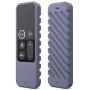 elago R3 Protective Case Compatible with Apple TV Siri Remote 4K (5th) / 4th Generation (Lavender Grey) - Extra Protection, Durable Silicone, Lanyard Included, Full Access
