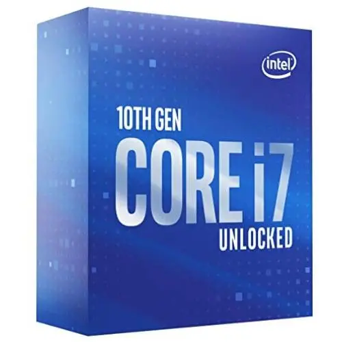 Intel Core i7-10700K Desktop Processor 8 Cores up to 5.1 GHz Unlocked  LGA1200 (Intel 400 Series Chipset) 125W (BX8070110700K)