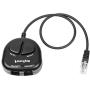 4P4C RJ9 Splitter Training Adapter Telephone Training Adapter Y Splitter+ Two Mute Buttons for Headset for Nortel Meridican, Norstar, Avaya, Ashtra, Mitel, Polycom, Ge Phones etc