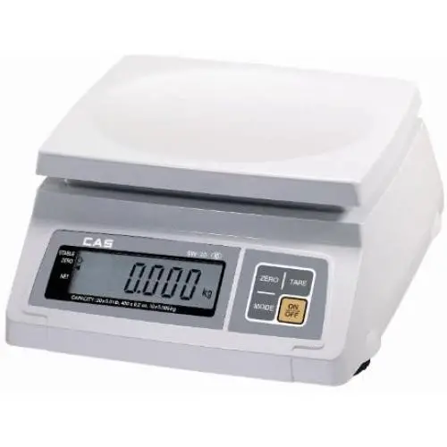 CAS SW-5 Food Service Scale 5 x 0 002 lbs Kg g Oz Lb Switchable Single Display Legal for Trade