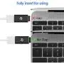 Rankie 2-Pack USB C Adapter Hi-Speed USB Type C to USB-A 3.0, Black