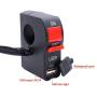 Taiss 12v 7/8″ Universal Motorcycle Handlebar On Off Push Button Switch,with 12V5A USB Car Charger Headlight Control Switch for Motorcycle, ATV, Scooter or Snowmobile F006