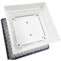 18 Pack White Outdoor Garden 4 x 4 Solar LED Post Deck Cap Square Fence Light Landscape Lamp Lawn PVC Vinyl Wood