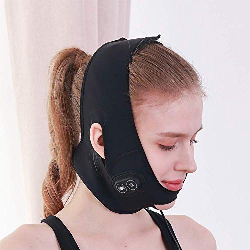 WZCICHEN V-Shaping Facial Lift,Reusable V-Face Slimming Instrument，V-Line Lift Up Device，V-Shaped Face Lifter，Double Chin Reducer Strap，Electric Face-Lifting Device