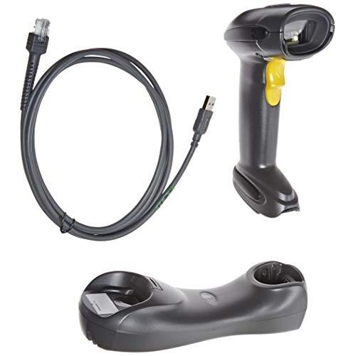 Motorola DS6878-SR Symbol Handheld Wireless Omnidirectional LED Barcode Reader with USB Interface, Standard Base and Bluetooth, 5V DC, Black (Renewed)