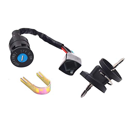 HuthBrother 0453417 0450549 Ignition Key Switch Compatible with Polaris Sportsman 90 2001-2014 Polaris Predator 90 2003-2006 Polaris Outlaw 90 2007-2014 50 2008-2018