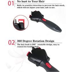 Galapara Electric Rollers Hair Braider Electronic Quick Twist Twister Hair Braiding Tools Automatic Smart DIY Magic Hair Styling Tools Hair Braider Machine Braid Roller Bun Maker for Hair s