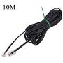 URBEST 10M RJ11 6P4C to RJ45 8P8C Black Telephone Plug Connector Cable (10M)
