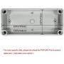 LMioEtool Waterproof Dustproof IP67 ABS Plastic Junction Box Universal Electric Project Enclosure Pale Gray with PC Transparent/Clear Cover 7.1x3.1x2.8 inch (180x80x70mm)
