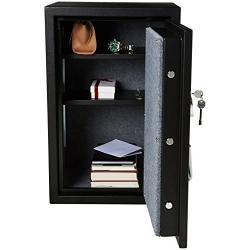 Amazon Basics Fire Resistant Box Safe, 2.1 Cubic Feet - YB-66YLA-F