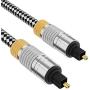 CableCreation Optical Audio Cable 12FT, Slim Optical Cable Digital Audio Cable with Gold Plated for Home Theater, Sound Bar, TV, PS4, Xbox, Playstation &More, 3.6M