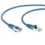 InstallerParts Ethernet Cable CAT6 Cable Shielded (SSTP/SFTP) Booted 0.5 FT - Blue - Professional Series - 10Gigabit/Sec Network/High Speed Internet Cable, 550MHZ