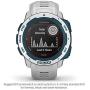 Garmin Instinct Solar Surf, Solar-Powered Rugged Outdoor Smartwatch with Tide Data and Dedicated Surfing Activity, Cloudbreak