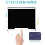 15 Inch LCD Writing Tablet, CouHaP Doodle Board Electronic Writing Pad Gift for Kids & Adults Suitable for Home, School, Dorm Office Use (Blue)