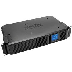 Tripp Lite SMART1500LCD 1500VA Smart UPS Battery Back Up, 900W Rack-Mount/Tower, LCD, AVR, USB, DB9, 3 Year Warranty & Dollar 250,000 Insurance Black