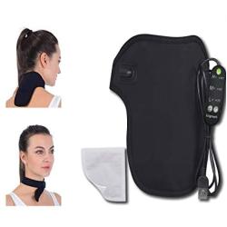 ESIGMARK Small Portable Neck Heating Pad,Electronic,Timing Control & Heat Setting,Adjustable,Infrared Radiation,Herbal Therapy Neckband for Sore Neck,Headache,Dizziness,Neck Relaxation & Relief