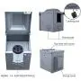 Miady 50 Amp 125/250 Volt RV Power Outlet Box, Enclosed Lockable Weatherproof Outdoor Electrical NEMA 14-50R Receptacle Panel, For RV Camper Travel Trailer Motorhome Electric Car Generator.
