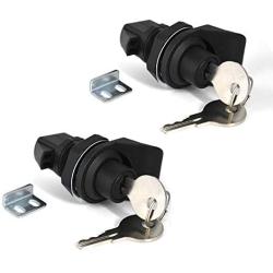 2Pcs Push Button Latch Locks for Boat Tool Box Electronic Box Glove Box Replacement
