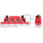 Fastronix 3/8'' 4 Stud Power and Ground Distribution Block with Cover
