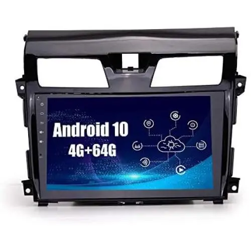 SYGAV Android 10 for Nissan Altima Radio with Carplay Android Auto 10.2 Inch Touch Screen GPS Navigation Car Stereo