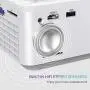XIAOYA Outdoor Projector, HD Movie Projector Support 1080P, 4000 Lumens Home Theater Projector with HiFi Speaker, Compatible with HDMI, Fire Stick, USB (White) XIAOYA Outdoor Projector, HD Movie Projector Support 1080P, 4000 Lumens Home Theater Projector with HiFi Speaker, Compatible with HDMI, Fire Stick, USB (White)