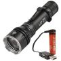 ACEBEAM L17 Long Range Portable Flashlight Single Lithium 18650, White Light 802 Meters, 1400 Lumen, Suitable For search, Military Police, Etc.