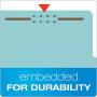 Globe-Weis 100% Recy. 2-Div Classification Folders (Globe-Weis)