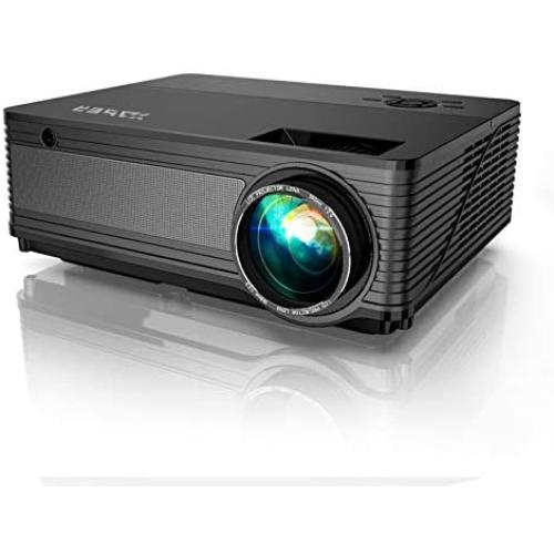 YABER Y21 Native 1920 x 1080P Projector 7000L Upgrad Full HD Video Projector, Support 4k & Zoom, Home & Outdoor Projector Compatible w/TV Stick,HDMI,VGA,USB, iPhone,Android,Laptop,PS4,Xbox