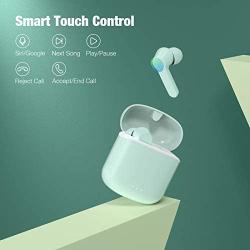 Wireless Earbuds, Bluetooth 5.0 Earbuds Hi-Fi Stereo Headphones 30H Playtime True Wireless Earbuds IPX6 Waterproof Earphones in-Ear Headphones with Mic and USB C for Working/Travel/Gym (Green)