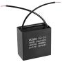 uxcell Ceiling Fan Capacitor CBB61 25uF 450V AC 2 Wires Metalized Polypropylene Film Capacitors 58x31x57mm for Water Pump Motor Generator