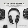 Corsair HS50 Pro - Stereo Gaming Headset - Discord Certified Headphones - Works with PC, Mac, Xbox Series X, Xbox Series S, Xbox One, PS5, PS4, Nintendo Switch, iOS and Android – Carbon