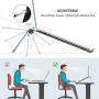 Nulaxy Adjustable Laptop Stand, Laptop Riser, Aluminum Notebook Holder Stand Compatible with MacBook, Air, Pro, Dell XPS, HP, Samsung, Alienware, More Laptops up to 17.3''- Silver