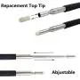 100cm / 38inch Extendable Telescopic Teachers Pointer,Teaching Pointer,Hand Pointer Extendable Telescopic Retractable Pointer Handheld Presenter Classroom Whiteboard Pointer
