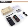 Tacklife S5-60 Upgraded Laser Measure 196Ft M/Ft/Inch Rechargeable Mute Laser Distance Meter with Electronic Angle Sensor Backlit LCD Pythagoras for Distance,Area, Volume-99 Records+Re-calibration