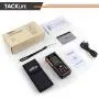 Tacklife S5-60 Upgraded Laser Measure 196Ft M/Ft/Inch Rechargeable Mute Laser Distance Meter with Electronic Angle Sensor Backlit LCD Pythagoras for Distance,Area, Volume-99 Records+Re-calibration