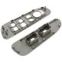Red Hound Auto Replacement Power Window Bezel Set compatible with Dodge Ram Driver & Passenger Side Taupe Tan