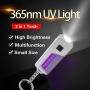 Mini Flashlight Keychain LED Torch USB Rechargeable | 150LM 1W Spotlight 350LM 3W Area Source Flashlight Pocket Torch | Inbuilt Magnet Smart Lighting Device IPX5 Waterproof