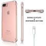 Matone for iPhone 7 Plus Case, for iPhone 8 Plus Case, Crystal Clear Shock Absorption Technology Bumper Soft TPU Cover Case for iPhone 7 Plus (2016)/iPhone 8 Plus (2017) - Clear