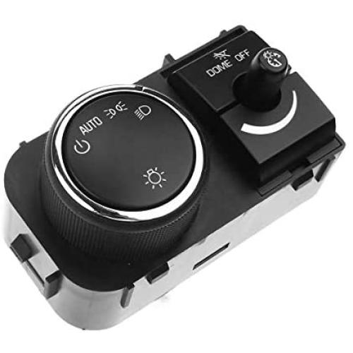A-Premium Headlight Switch Compatible with Chevrolet Silverado 1500 Suburban Tahoe GMC Sierra 2500 3500 HD Yukon 2007-2014 Without Fog Lamps