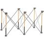 Bora Centipede 2x4 Feet Work Stand and Portable Table | Sawhorse Support with Folding, Collapsible Steel Legs, CK6S